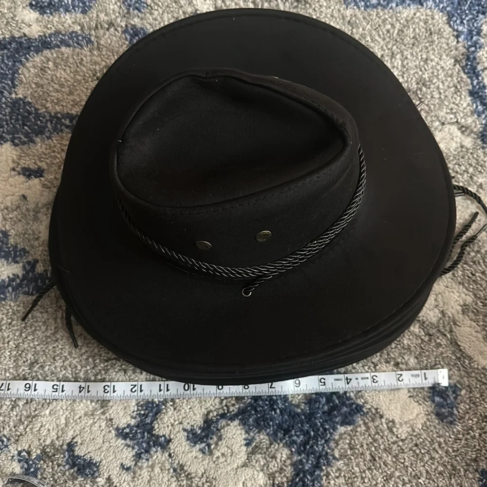 One Black Cowboy Hat Halloween Costume